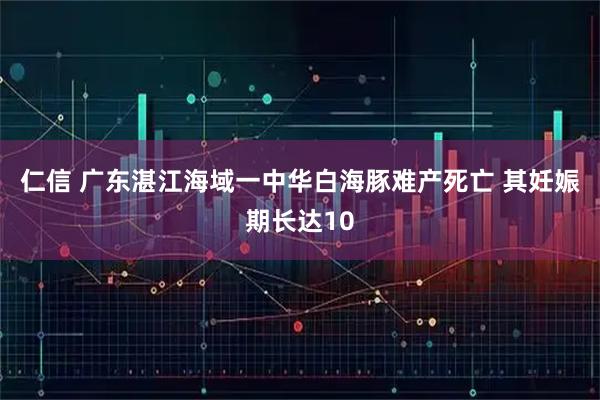 仁信 广东湛江海域一中华白海豚难产死亡 其妊娠期长达10